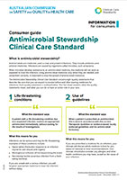 Antimicrobial Stewardship Clinical Care Standard