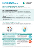 VTE Consumer fact sheet