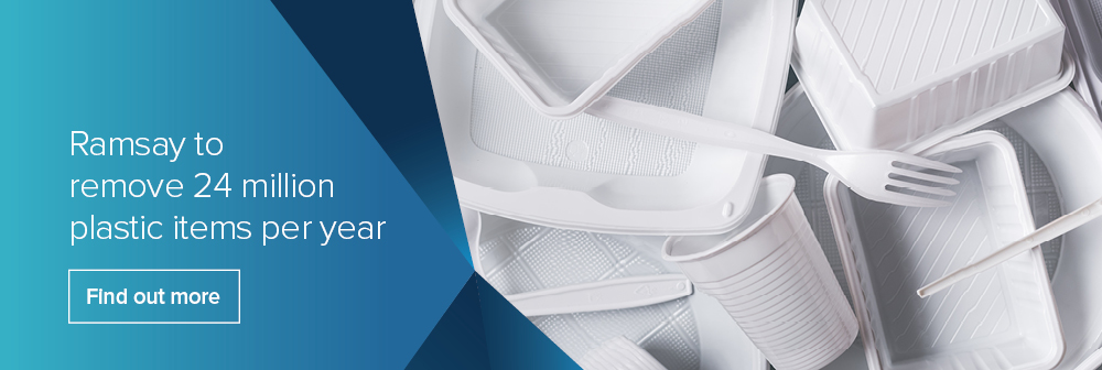 Ramsay to remove 24 million plastic items per year